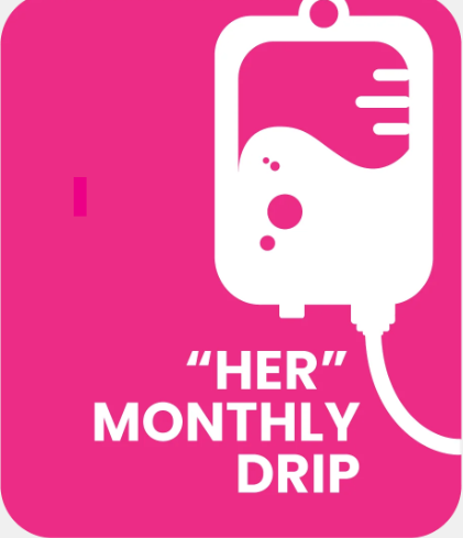 “Her” Monthly Drip: Ultimate Relief for Menstrual Pain and Fatigue